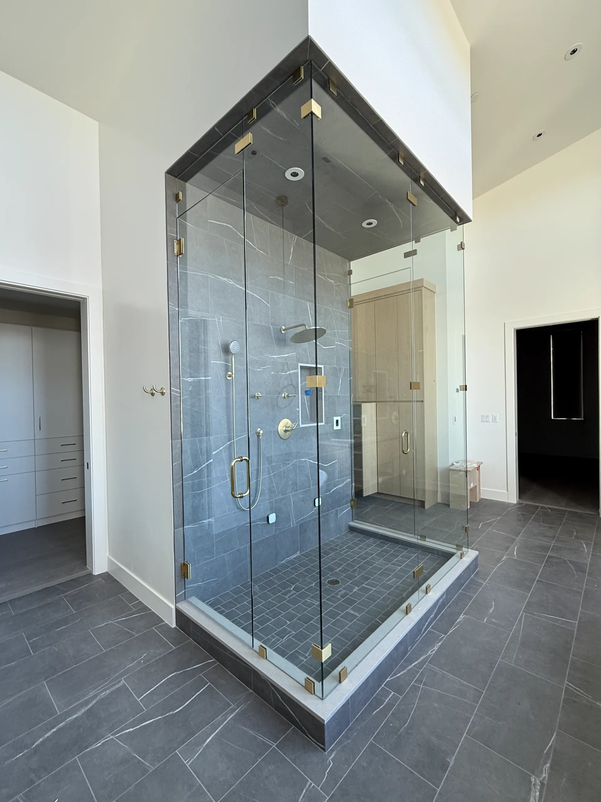 Custom Steam Shower Glass Idaho Utah